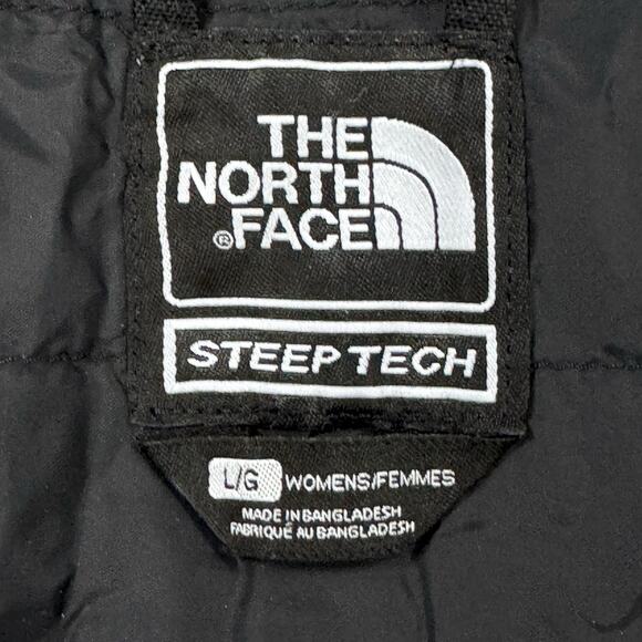 VTG North Face Steep Tech Jacket Womens Large Red Black White Belted Ski 90s EUC - Picture 5 of 16